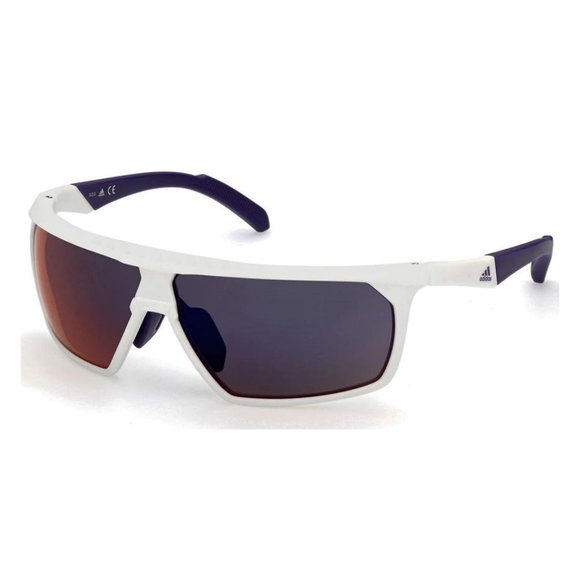 Adidas Sunglasses 0SP0030/S 21Z 70 Full Rim Gradient Purple Mirror for Men